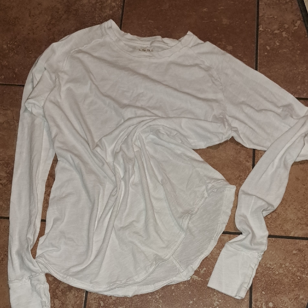 We The Free White Long Sleeve Tee